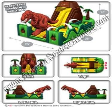 Jurassic Survivor Obstacle Course layout Denver Colorado